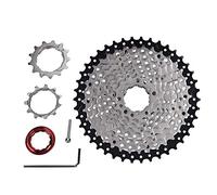 Alomejor Piñón de Cassette de Rueda para Bicicleta, Accesorio de Repuesto para Bicicleta de 10 Velocidades, 11 a 42T, Rotación Suave para