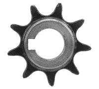 Alomejor Piñón de Engranaje de 9 Dientes para Motor de Bicicleta Eléctrica, Diámetro Interior 10 mm, con Ranura de Llave para Fijación Segura, Compatible con Transmisión por Cadena Estándar