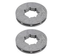 Alomejor Piñón de Llanta de Motosierra de 22 Mm, Duradero, 3/8 en 10 Dientes para un Rendimiento Mejorado, Mantenimiento de Motosierra, 2 Piezas