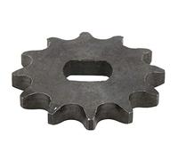 Alomejor Piñón de Motor de Corte de Velocidad, Accesorio de Piñón de Cadena de Metal Interior, 12 Dientes para Piezas de Motor de Motocicleta