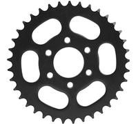 Alomejor Piñón Trasero de Acero de 37 Dientes, Pieza de Repuesto para Scooter de Bicicleta Eléctrica con Orificios de 6 Piezas, con Alta Confiabilidad y Rendimiento Estable, para una