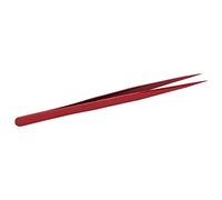 Alomejor Pinzas de Precisión, Herramienta Portátil de Punta Fina Resistente a la Corrosión para Reparación Electrónica, Microsoldadura, 1x (rojo)