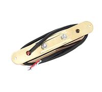 Alomejor PLABA DE LEBLICA DE BOBIERA SIMPLE -Pickup para Electrogitarios, Fácil DE Instalar y Transportar, Adecuado para la Expectativa DE Guitarra y Bricolaje, Alnico V Magnet (GOLD)