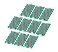 Alomejor Placa de Circuito Universal, PCB de Doble Cara Estañada, Tamaño de 4x6 Cm, Perfecta para Soldadura y Creación de Prototipos Electrónicos