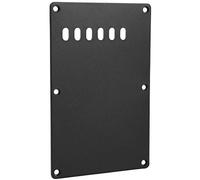 Alomejor Placa de Cubierta Trasera de Guitarra, Reemplazo de Golpeador de 6 Orificios, Panel Trasero de Plástico con Superficie Lisa para Protección y Decoración de Guitarra Eléctrica (BLACK)