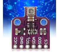 Alomejor Placa de Desarrollo de Sensor de Humedad y Temperatura de Presión Ultrabaja para Predicción del Tiempo - BME680, Morado, 1 Unidad