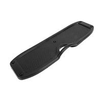 Alomejor Placa de Espejo de Popa Duradera de PVC, Soporte de Motor de Montaje Fueraborda para Barco Inflable, Kayak, Yate, 11,73x3,62x0,87 Pulgadas, Uso Portátil (BLACK)