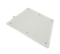 Alomejor Placa de Popa Exterior, Soporte de Motor de Barco Inflable Extraíble Impermeable Trapezoidal para Kayak (Gris)