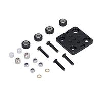 Alomejor Placa de Pórtico de Aleación de Aluminio, Juego de Accesorios Duraderos para Impresora 3D, Mini Kit Deslizante Suave