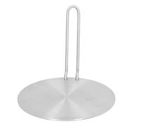 Alomejor Placa Difusora de Calor para Cocina de Inducción, Convertidor de Calor Eficiente de Acero Inoxidable para Estufa de Gas, Olla de Hierro, Olla de Cerámica para Cocina Casera