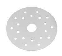 Alomejor Placa Difusora de Calor por Inducción de Acero Inoxidable para Estufa de Gas, Disco Convertidor Conductor de Calor para Resultados Perfectos, Ideal para Cocción Lenta, 1 Placa Difusora de,
