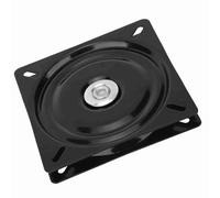 Alomejor Placa Giratoria de Asiento Resistente Universal de 360 Grados, Plataforma Giratoria de Silla con Refuerzo de Remache para Taburete de Bar, Placa de Soporte de Rodamiento para Mesa de (6