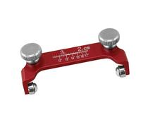 Alomejor Plantilla de Guía de Bruñido, Aleación de Aluminio Duradera, Afilador de Cortador de ángulo Fijo para Entusiastas de la Carpintería, Tamaño de Punta de 1 a 37,8 Mm