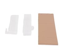 Alomejor Plantilla de Línea de Estacionamiento de Silicona Plantilla de Línea Recta Reutilizable para Pintura de Garaje de Entrada 2 Unidades