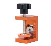 Alomejor Plantilla de Perforación de Pasadores de Madera con Varilla Giratoria de Aleación de Aluminio, Localizador de Perforación de Precisión para Carpinteros Profesionales