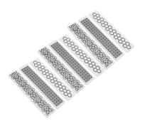 Alomejor Plastic Embossing Folder Set, 9 Pcs for Card Making