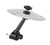 Alomejor Platillo para Coche, Juego de Platillos Ajustables de Metal ABS para Bateristas, Sonido de Claro, Ideal para Salpicadero y Ventilación de Aire