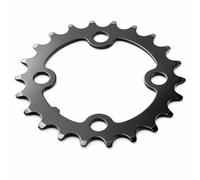 Alomejor Plato de Bicicleta, Plato de Acero al Carbono 22T 64 mm BCD 8 9 Reemplazo de Plato de 10 velocidades