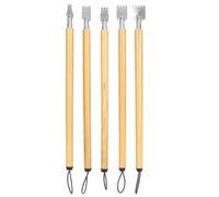 Alomejor Pluma de Inmersión de bambú, Juego de Dibujo Vintage, Caligrafía de Trazo Suave para Artistas, Suministros Escolares en Caja de Regalo (Juego de puntas de línea paralela)