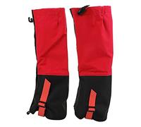 Alomejor Polainas de Senderismo, 1 par, Impermeables, para niños, Desierto, a Prueba de Arena, para Zapatos, Polainas, Polainas, para Botas, para Caminar/Montar a Caballo(Rojo)