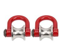 Alomejor Polea de Elevación Simulada Modelo RC, Cuerda de Alambre de Metal Duradera para Coche sobre Orugas HSP, Peso Ligero Pequeño, Fácil de Instalar, Apto para Coche RC (B) (B)