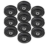 Alomejor Polea de Rodamiento de Fitness de Hierro y Nailon Duradero, 10 Uds., para Entrenamiento de Gimnasio en Casa, para Gimnasio, Familiar, Uso Comercial o Privado (90mm)