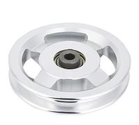Alomejor Polea de Rueda para Gimnasio 90 mm, Polea de Rodamiento para Máquinas de Fitness, Polea de Nylon Resistente para Equipos de Ejercicio, Accesorio de Reemplazo para Aparatos