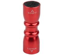 Alomejor Pool Tip Shaper 3 en 1 Snooker Cue Tip Tool Tamaño de Bolsillo Shaper Prick Scuff Tapper Multifuncional Billiard Cue Repair Tool(Red)
