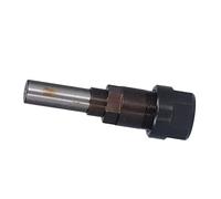 Alomejor Portabrocas de Extensión de Pinza Enrutadora, Herramienta Duradera de Acero de Aleación para Carpintería con Profundidad de Corte Completa, 1 Unidad (patrón de 12 mm)