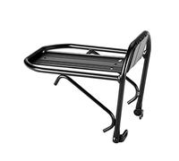 Alomejor Portabultos Delantero para Bicicleta, de Aleación de Aluminio, Apto para Bicicletas de Montaña, Eléctricas, de Carretera y Plegables; con Capacidad de Carga de 20 kg.
