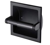 Alomejor Portarrollos de Papel Higiénico Empotrado, Acero Inoxidable 304,