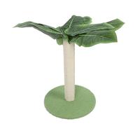 Alomejor Poste Rascador para Gatos, Estructura Compacta y Resistente, Protección de Muebles para el Hogar, Interior con 3 Bolas Colgantes (Green)