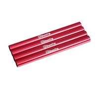 Alomejor Postes Ajustables, Ligeros y duraderos Tubos Aluminio para Tienda Camping Familiar expediciones al Aire Libre for familias acampando viajeros Alpinismo reemplazo Fibra Vidrio