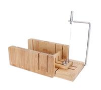 Alomejor Práctico Cortador de, Herramienta de Corte de Suave para Espeso, Herramienta de Corte de para Amantes de los Helados, Madera de bambú Ecológica, 31,1 Oz