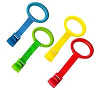 Alomejor Práctico Juego de Anillos de Entrenamiento para Bebés, Bordes Suaves, Anillos de Herramienta para Andador de Pie para Parque Infantil, Adecuado para Bebés de 8 a 10 Meses, de Tiro para