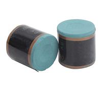 Alomejor Precise Cue Chalk Recubrimiento Antideslizante para Tiros de Piscina Mejorados, 2 Piezas de Accesorios de Billar para Billar y Taco de, Verde Oscuro, 2,4 X,3 Cm (Verde Oscuro)