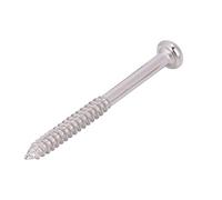 Alomejor Precisos 50 Tornillos de Montaje de Pastilla de bajo de Acero Niquelado, Piezas de Reparación Duraderas para Jazz Bass, Acero con Niquelado de 3,6 Cm de Longitud, Adecuado para Bass