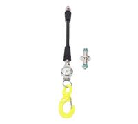 Alomejor Presión de Buceo, Manguera de Esfera Luminosa, Construcción de Acero Inoxidable con Gancho BCD, para Equipo de Buceo Submarino (15CM)