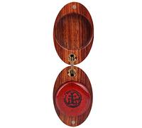 Alomejor Prístina Violín Viola Violonchelo Colofonia Profesional con Estuche de Madera para una Proyección de Sonido Mejorada Universal para Instrumentos de Cuerda (caja ovalada)
