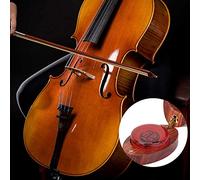 Alomejor Prístina Violín Viola Violonchelo Colofonia Profesional con Estuche de Madera para una Proyección de Sonido Mejorada Universal para Instrumentos de Cuerda (caja ovalada)