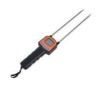 Alomejor Probador de Humedad de Trigo, Portátil Retroiluminado LCD de Alta Precisión, Antiflexión, para Cultivo de ABS y Acero Al Carbono