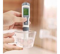 Alomejor Probador Digital Portátil de Calidad del Agua 3 en 1 para Acuarios, Hidroponía y Spas Medidor de Temperatura TDS de PH para Uso en Interiores y Exteriores