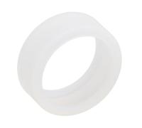Alomejor Protector de Anillo de Silicona Suave Funda Resistente a los Arañazos Funda Elástica Respetuosa con la Piel para Anillos Inteligentes Compatibilidad Fácil de Limpiar Peso Ligero (WHITE)