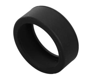 Alomejor Protector de Anillo de Silicona Suave Funda Resistente a los Arañazos Funda Elástica Respetuosa con la Piel para Anillos Inteligentes Compatibilidad Fácil de Limpiar Peso Ligero (BLACK)