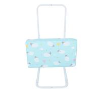 Alomejor Protector de Barandilla de Seguridad Confiable para Cama de bebé de Ajuste Universal para Protección de Cuna para Niños Pequeños (Blue)