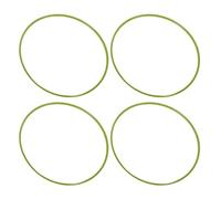 Alomejor Protector de Llanta de 18 Pulgadas, Tira Protectora de Anillo de Aluminio Autoadhesiva, Decoración Fácil de Instalar para Todos los Modelos de Coche, 4 Uds. (Green)