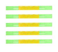 Alomejor Protector de Plástico para Puerta de Nido de Colmena para Exteriores, Evita la Entrada de Ratas, Accesorio de Apicultura Antirrobo, para Colmenas Que Hibernan, 5 Piezas, 17,7 X 1,6 Pulgadas