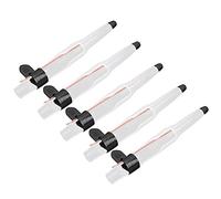 Alomejor Protector de Tapa de Punta de Caña de Pescar Telescópica de Plástico, Accesorios de Pesca en el Mar, Ajustable, 5 uds. (4#)