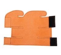 Alomejor Protector de Válvula de Trompeta de Cuero Marrón Suave para Prevención de Arañazos para Actuaciones de Banda