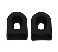 Alomejor Protectores de Brazo de manivela Crankset Shell Case Crank Arms Boots para Piezas de Bicicleta(Black)